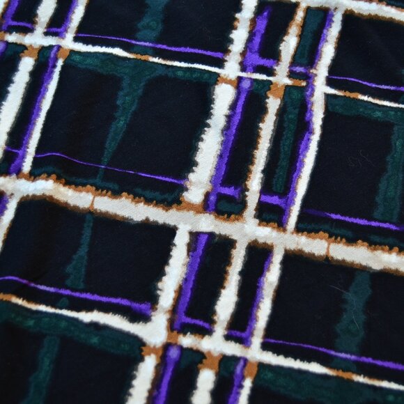 Chico's Chicos Plaid Mock Neck Layering Tee Size 3 XL NWT - Picture 13 of 13